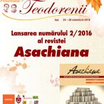 Festivalul Teodorenii, Iași, 24-26 noiembrie 2016 - Sărbătoarea genurilor literare
